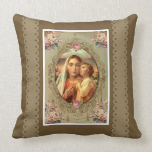 Almofada Senhora abençoada da Virgem Maria do rosário Jes