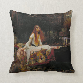 Almofada Senhora da pintura do Pre-Raphaelite do Shallot