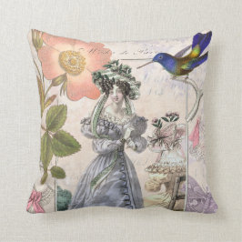 Almofada Senhoras do de Paris Biedermeier dos modos nos