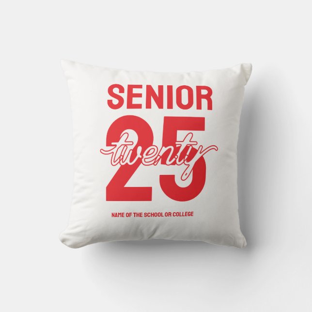 Almofada Senior twenty 25 Graduation gift (Frente)