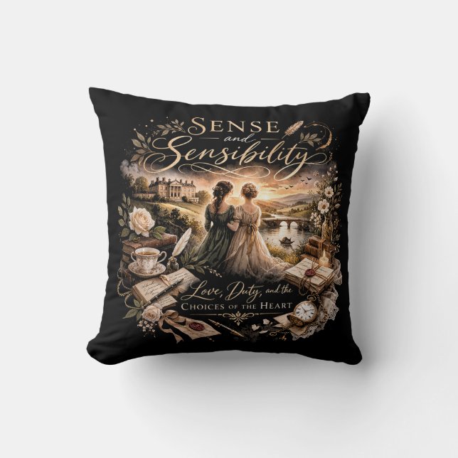 Almofada Senso e Sensibilidade (Frente)
