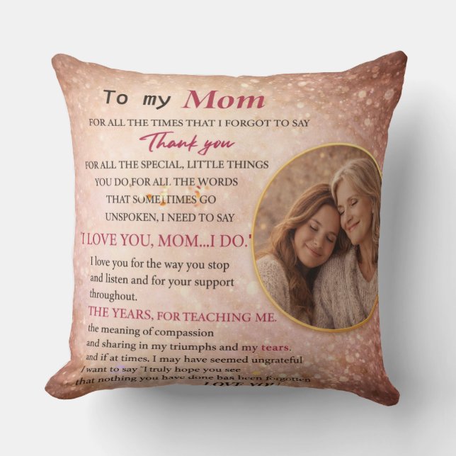 Almofada Sentimental Gift for Mother (Frente)
