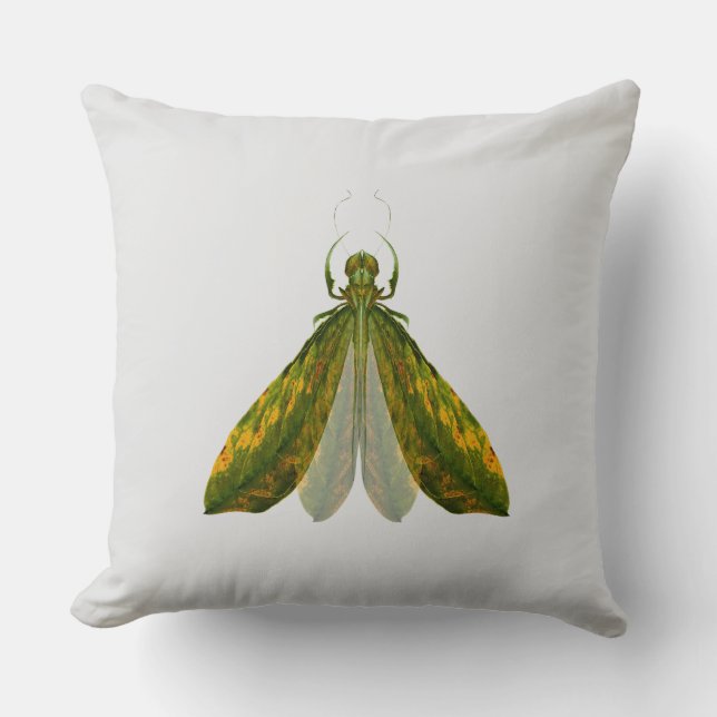 Almofada Sentinela Verde – Forma Surreal da Natureza (Frente)