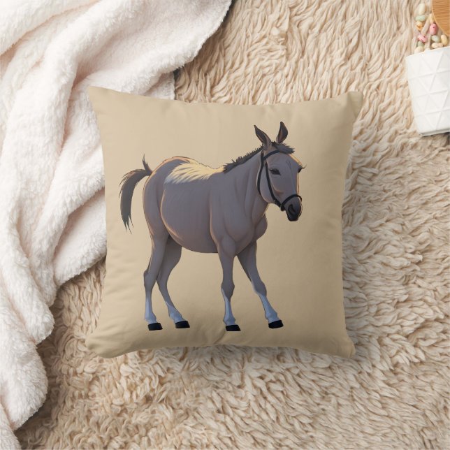 Almofada Seppel, kleiner störrischer Esel -  (Cobertor)