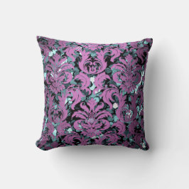 Almofada Sequência Violeta Roxo Violeta De Damasco Aquático