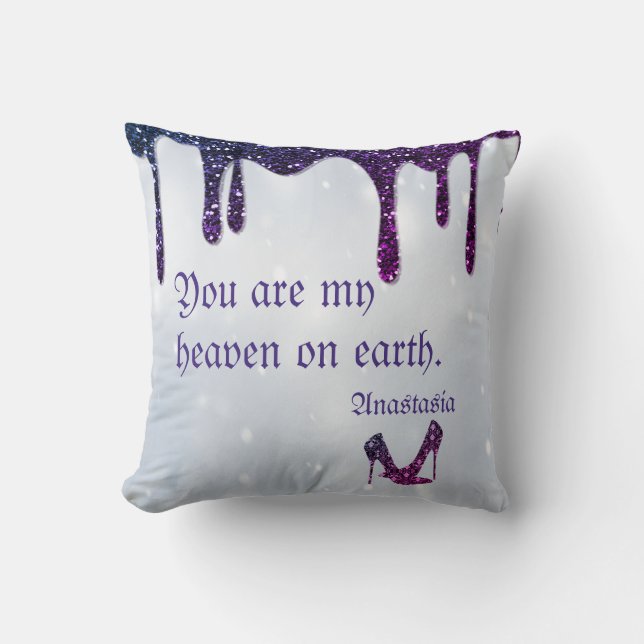 Almofada Sequências roxas (Frente)