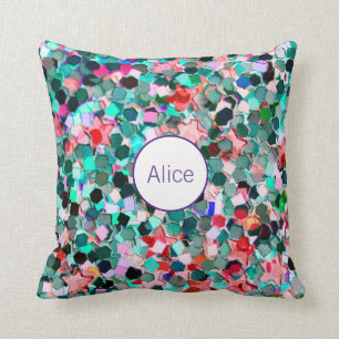 Almofada Sequin conhecido feito sob encomenda personalizado