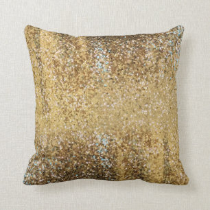 Almofada Sequin fino à moda do ouro do falso do brilho