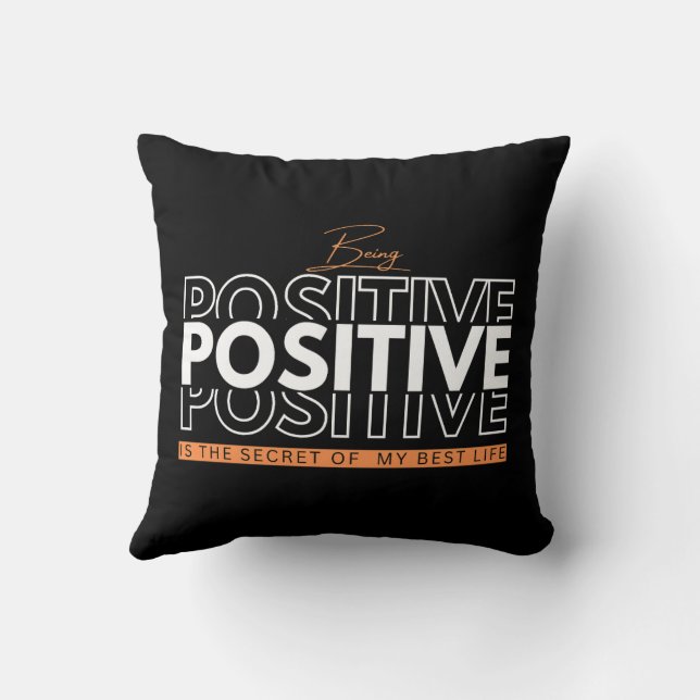 Almofada Ser Positivo (Verso)