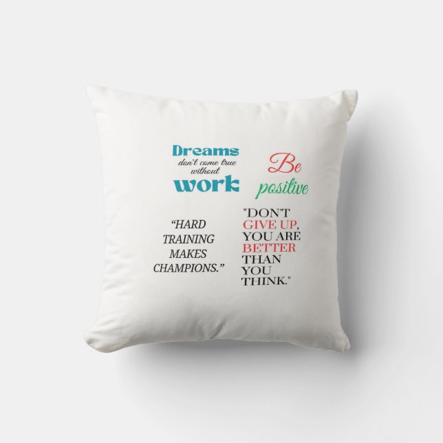 Almofada ser positivo (Frente)