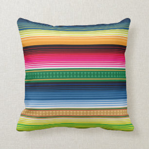 Almofada Serape geral mexicano tradicional