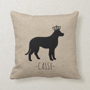 Almofada Serapilheira conhecida dourada feita sob encomenda