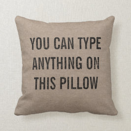 Almofada Serapilheira personalizada afligida