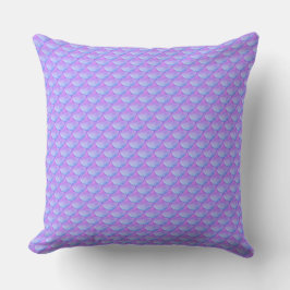 Almofada Sereia Azul e Violeta Moderna e Elegante