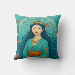 Almofada Sereia Japonesa Cachorosa Personalizada Princesa