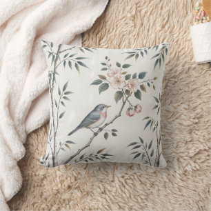 Almofada Serene Bird e Travesseiro decorativo do Blossom