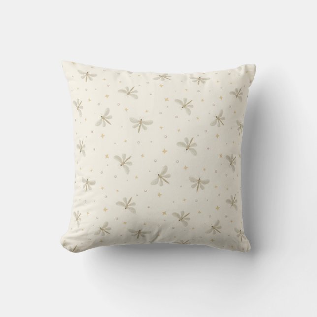 Almofada Serene Dragonflies Throw Pillow (Frente)