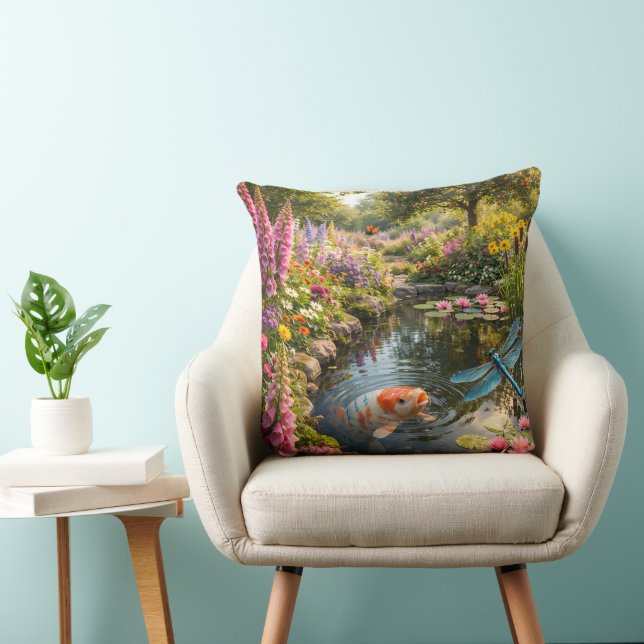 Almofada Serene pond life pillow (Cadeira)