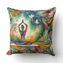 Serenidade de Ioga Vibrante Grande