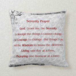 Almofada Serenity Prayer Travesseiro