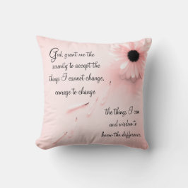 Almofada Serenity Prayer Travesseiro decorativo