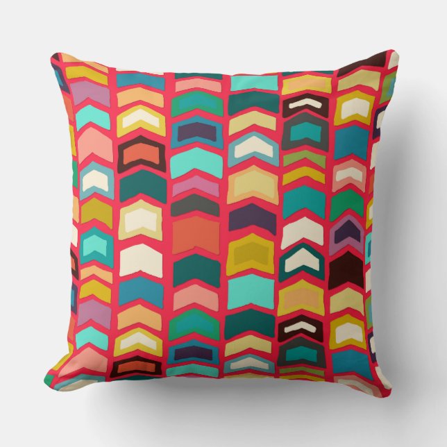 Almofada seta pop vermelho (Frente)