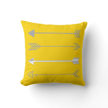 Setas de Cinzas de Trendência no Amarelo Marigold