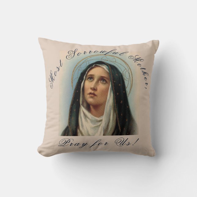 Almofada Sete Tristezas, Mãe (Frente)