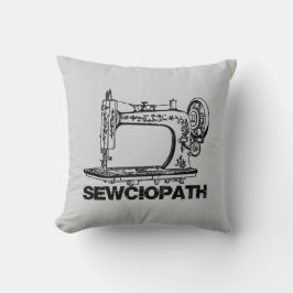 Almofada Sewciopath Sewing Keeps Me Mended Fun