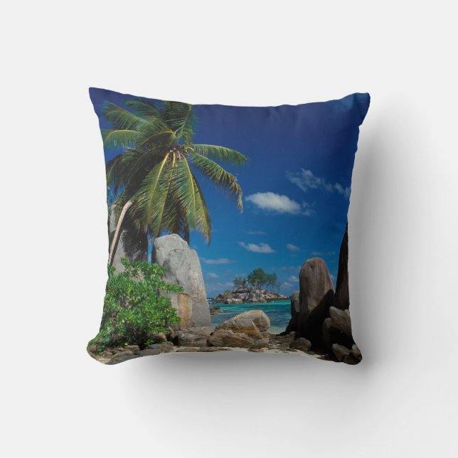 Almofada Seychelles, Ilha de Mahe, Praia Anse Royale. (Frente)