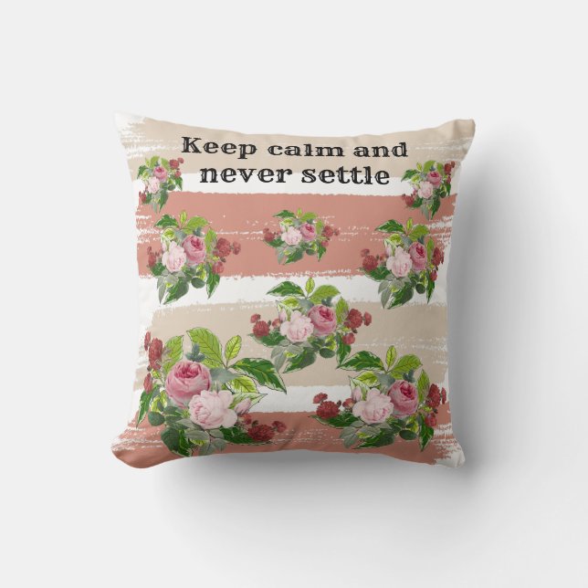 Almofada Shabby chic blooming flowers (Frente)