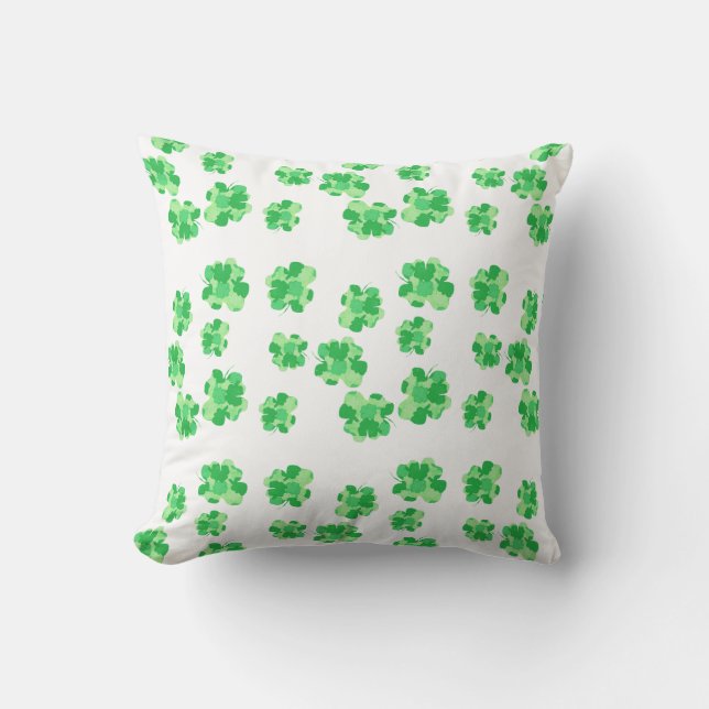 Almofada Shamrock dos Travesseiros decorativos Shamrocks (Frente)