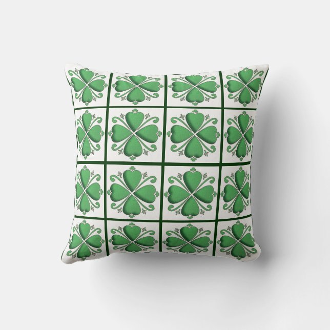 Almofada Shamrock/Travesseiro Clover (Verso)