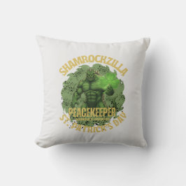 Almofada Shamrockzilla Pacificador: Dia de São Patrício Kai