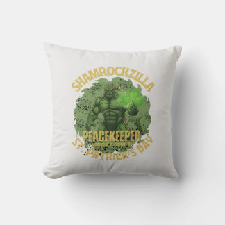 Almofada Shamrockzilla Pacificador: Dia de São Patrício Kai