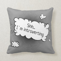 Shh...estou introvertendo Texto Personalizado