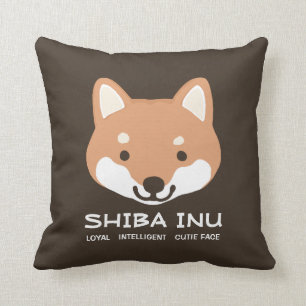 Almofada Shiba Inu - Face Real Inteligente Cachorro