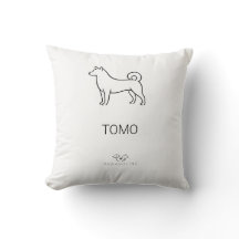 Shiba Inu Minimalista Personalizável | Paw Line Ze