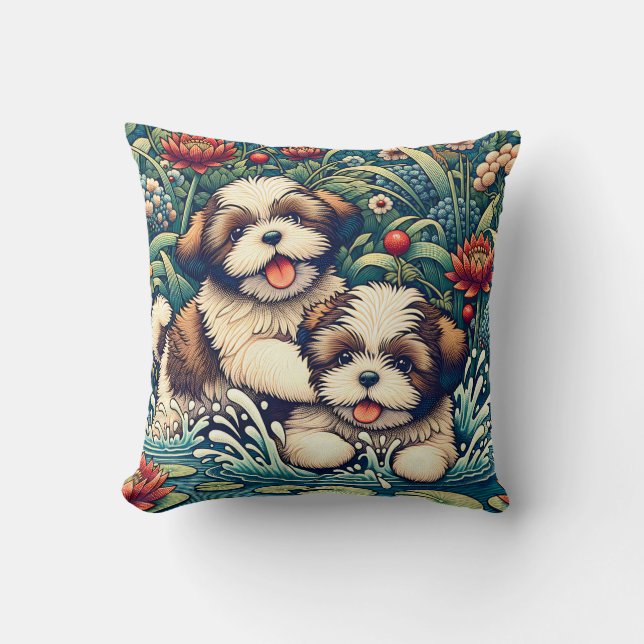 Almofada Shih Tzu Splash (Frente)