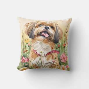 Almofada Shih Tzu Travesseiro decorativo