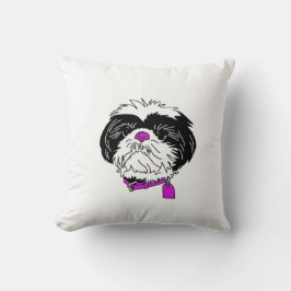 Almofada Shih Tzu Travesseiro decorativo