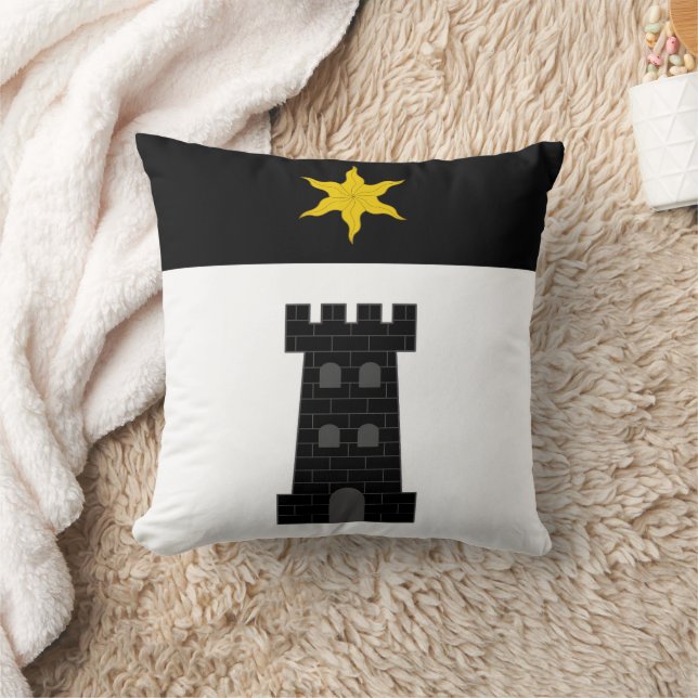 Almofada Shire do Travesseiro decorativo de Crachá da Popul (Cobertor)