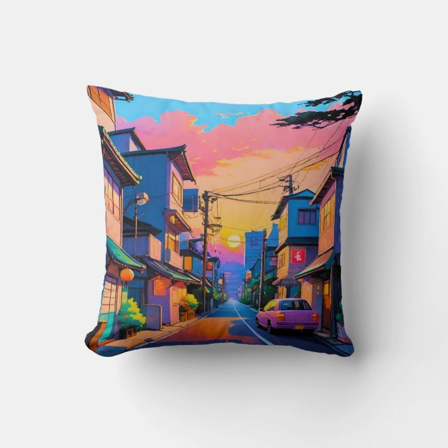 Almofada "Shizuka no Michi" (Quiet Street) (Frente)