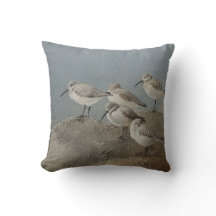 Shorebirds/travesseiro decorativo impressionante