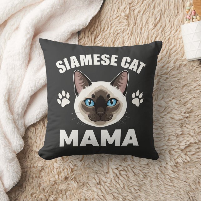 Almofada Siamese Cat Mama (Cobertor)