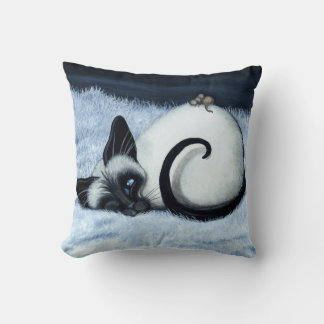 Almofada Siamese Cat Nap por Bihrle