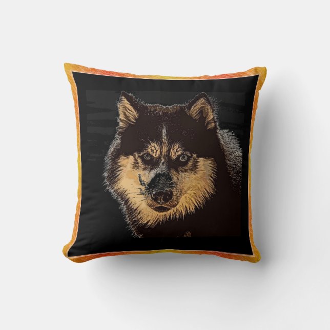 Almofada Siberian Husky (Frente)