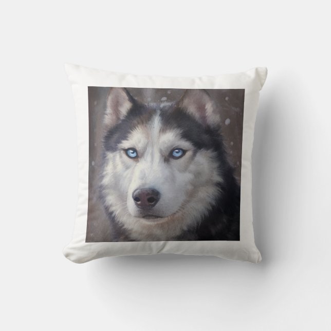 Almofada Siberian Husky (Frente)