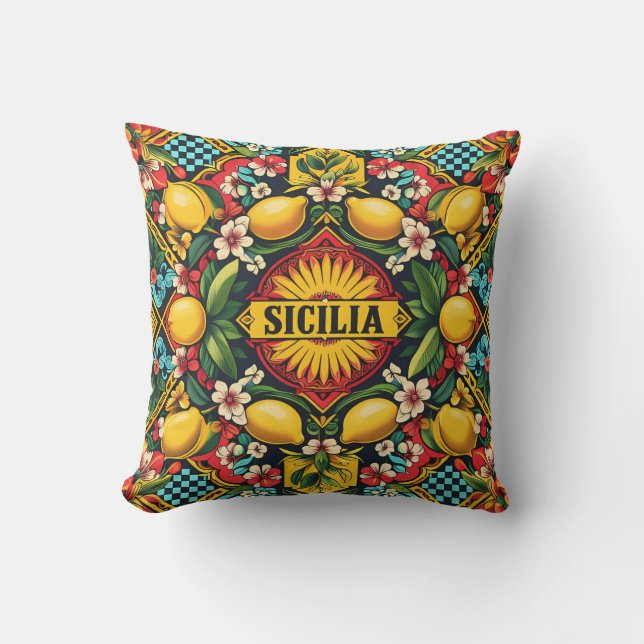 Almofada Sicilia Sicilian Pattern (Frente)