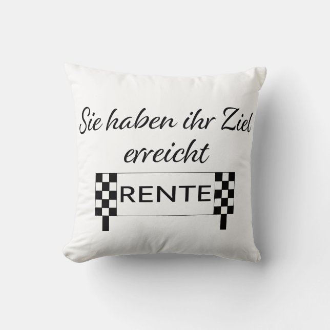 Almofada Sie haben ihren Ziel erreicht Rente (Frente)